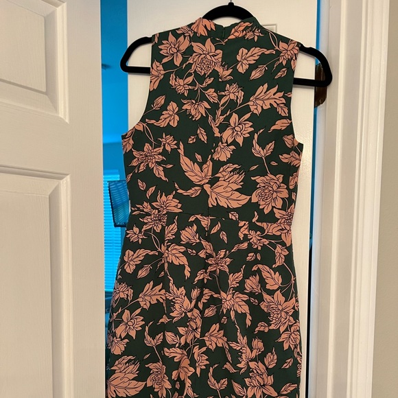 Lulu's Green and Pink Floral Dress - Picture 5 of 5